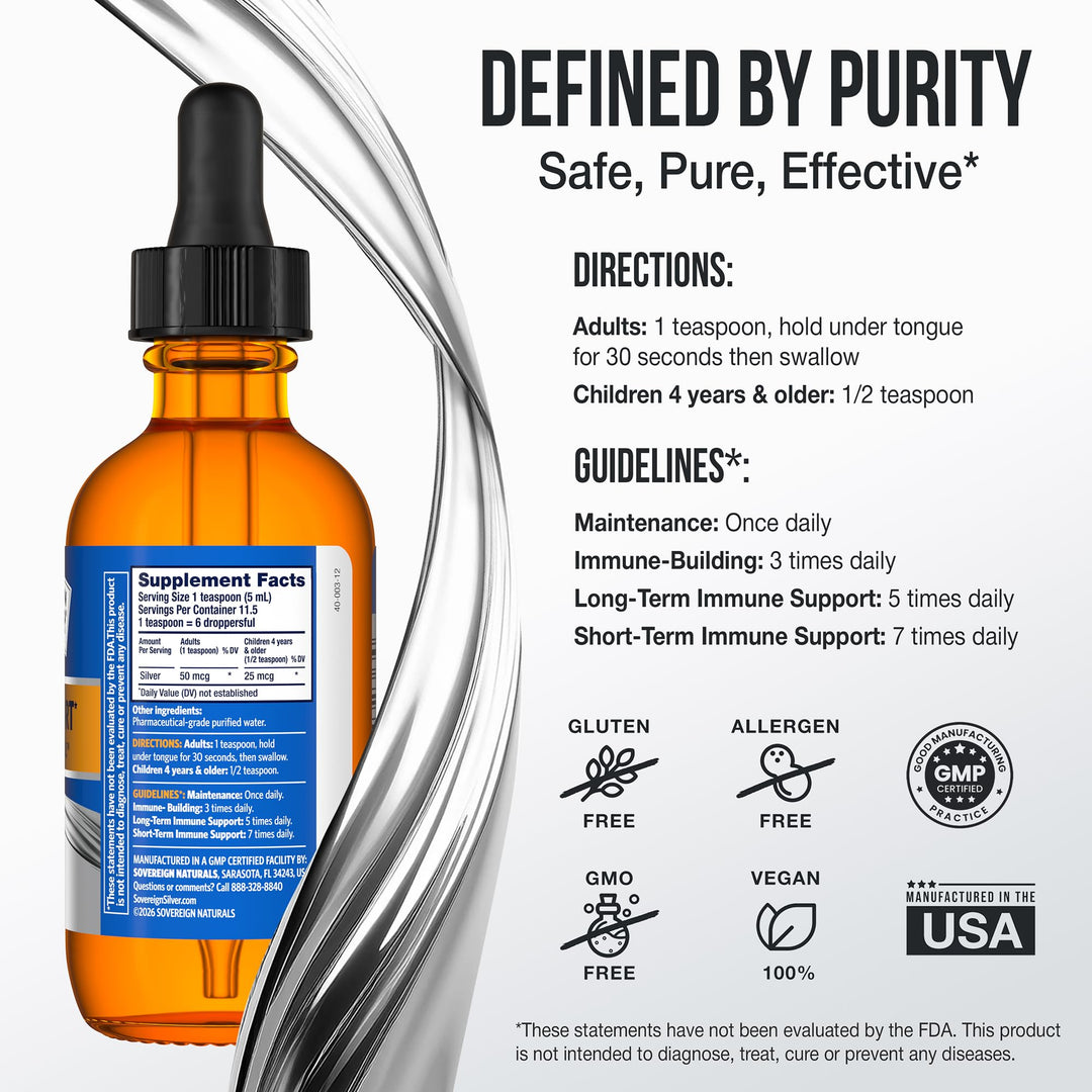 Sovereign Silver Colloidal Silver, 2 fl oz