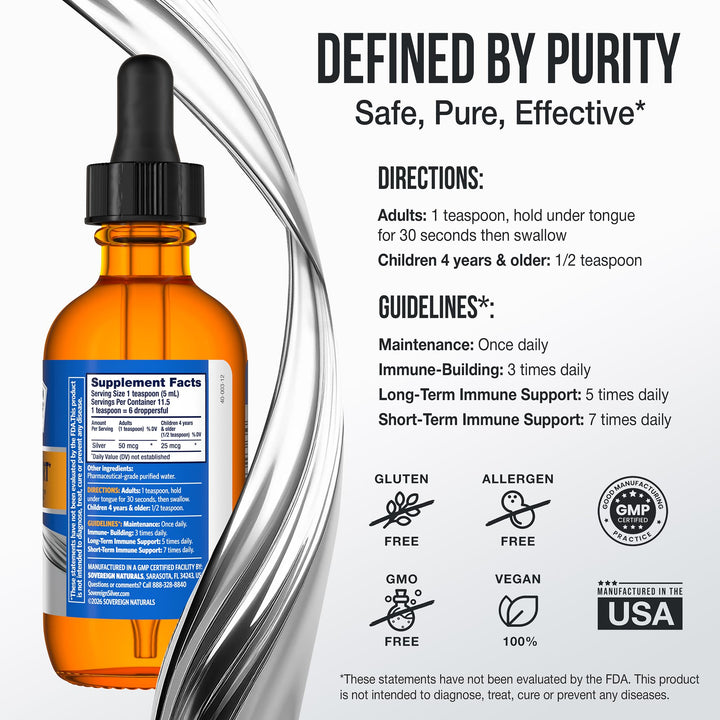 Sovereign Silver Colloidal Silver, 2 fl oz