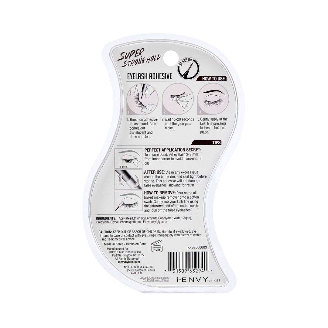 I-ENVY Super Strong Hold Eyelash Adhesive, Clear