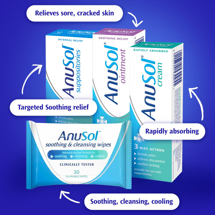 Anusol Haemorrhoid Treatment Suppositories, 24 Count