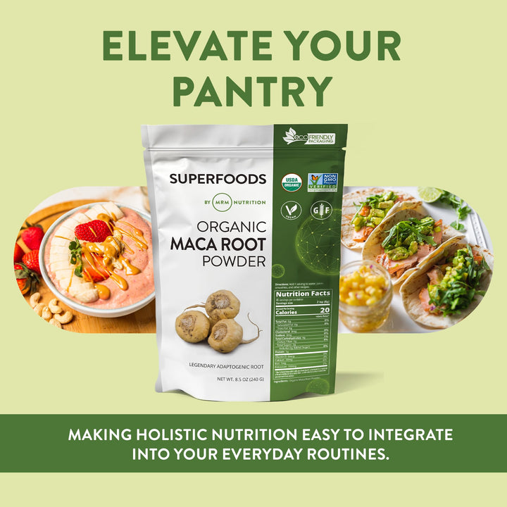 MRM Organic Maca Root Powder, 40 Servings