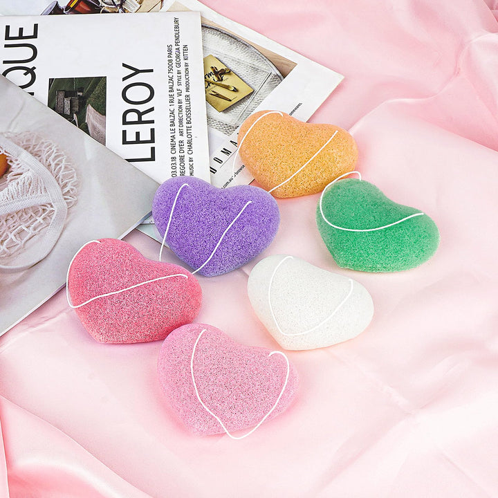 Linkidea Konjac Facial Sponges, 6 Count