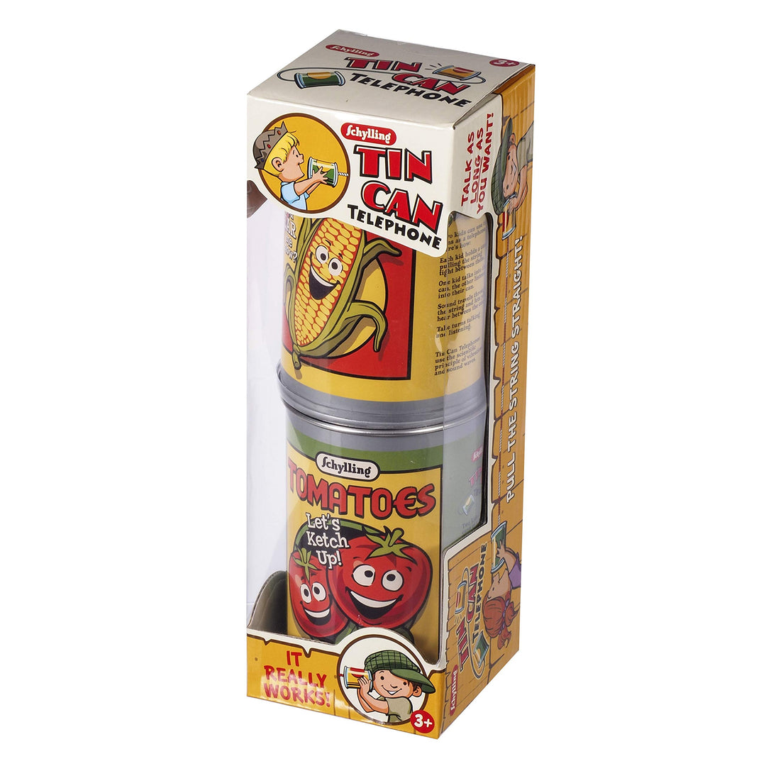 Schylling Tin Can Phone, Multi-Colour