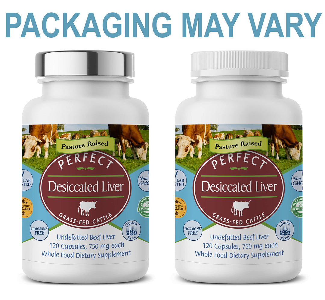 Perfect Supplements Desiccated Liver, 120 Count