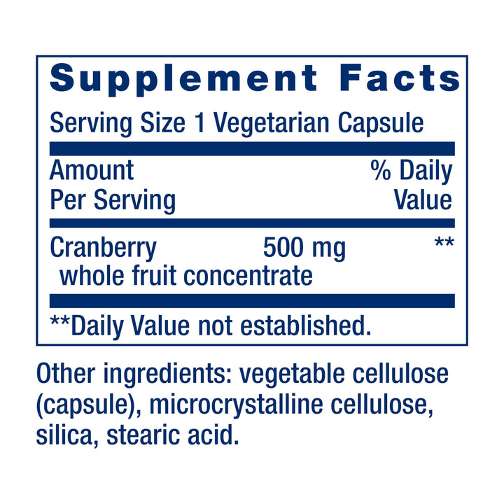 Life Extension Cran-Max, 500 mg, 60 Count