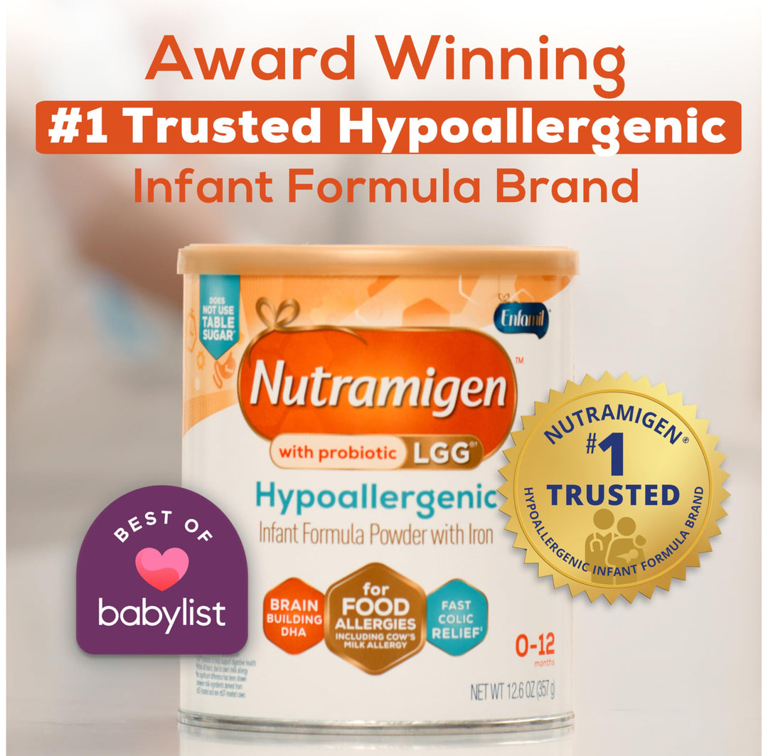 Enfamil Nutramigen Hypoallergenic Baby Formula, Lactose Free, 111.2 oz