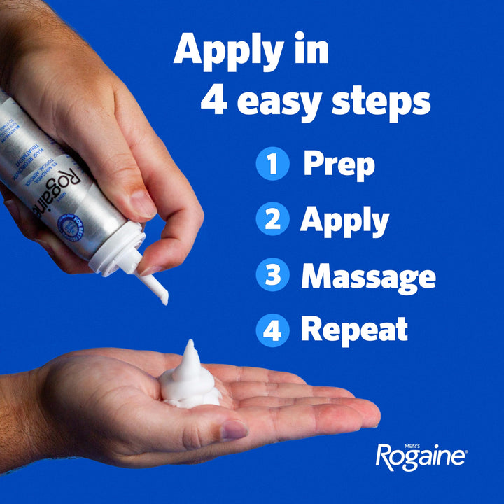 Rogaine Men's 5% Minoxidil Foam, 3 Month Supply