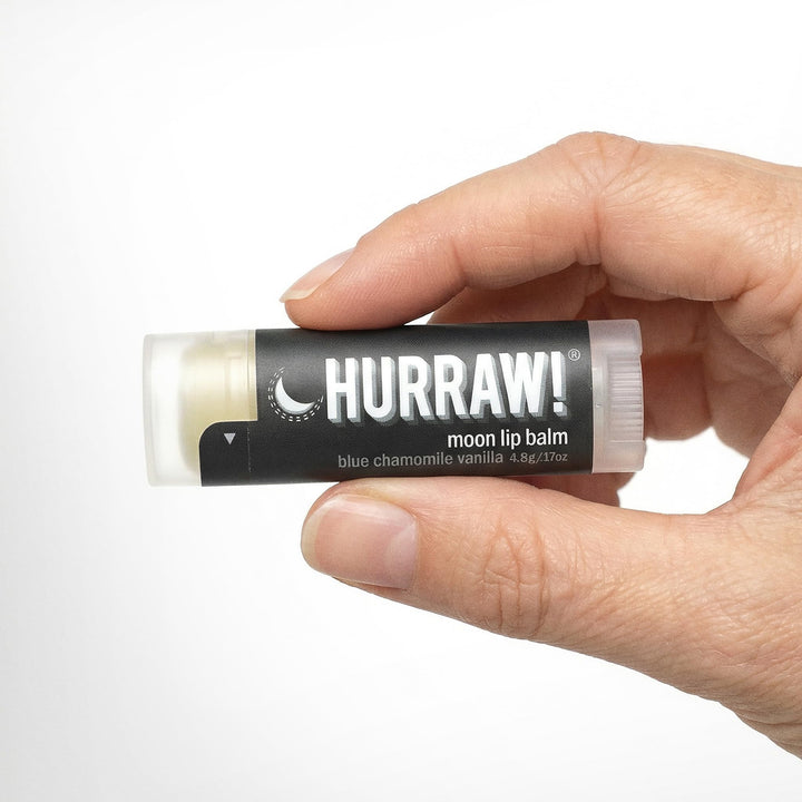 HURRAW! Moon Night Treatment Lip Balm, Blue Chamomile Vanilla