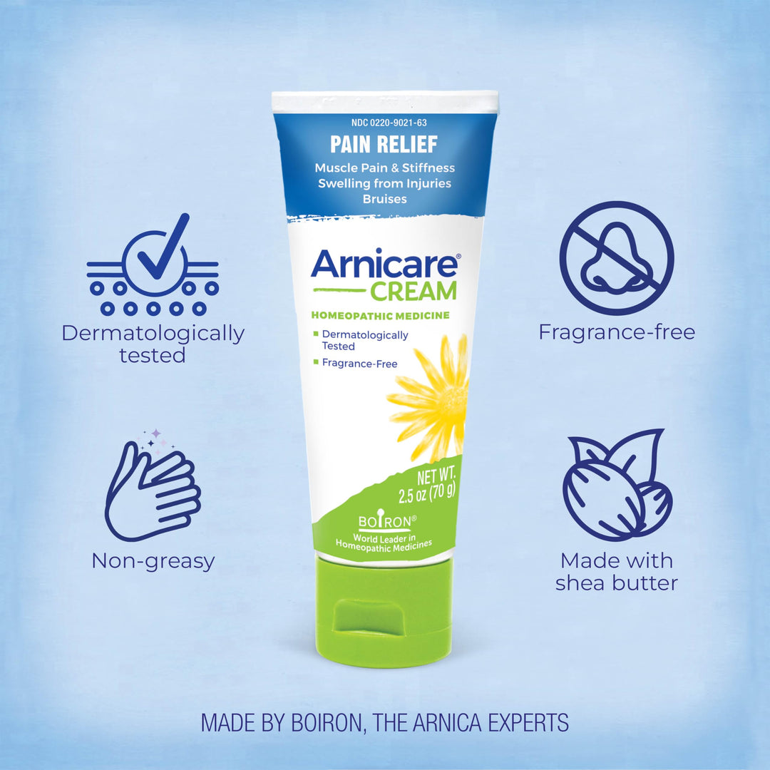Boiron Arnicare Cream, Fragrance-Free, 2.5 oz