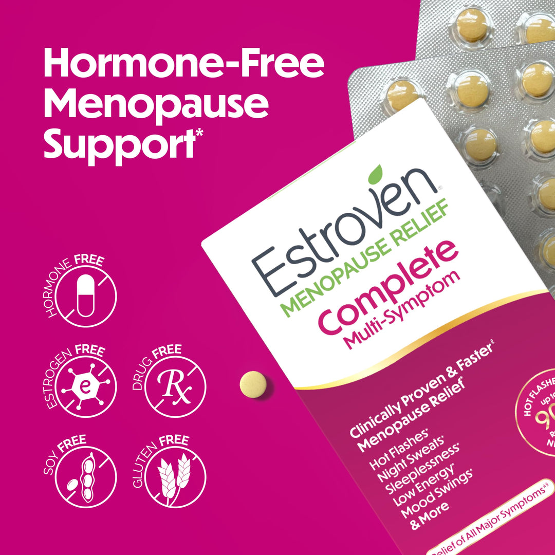 Estroven Complete Menopause Supplement, 28 Count
