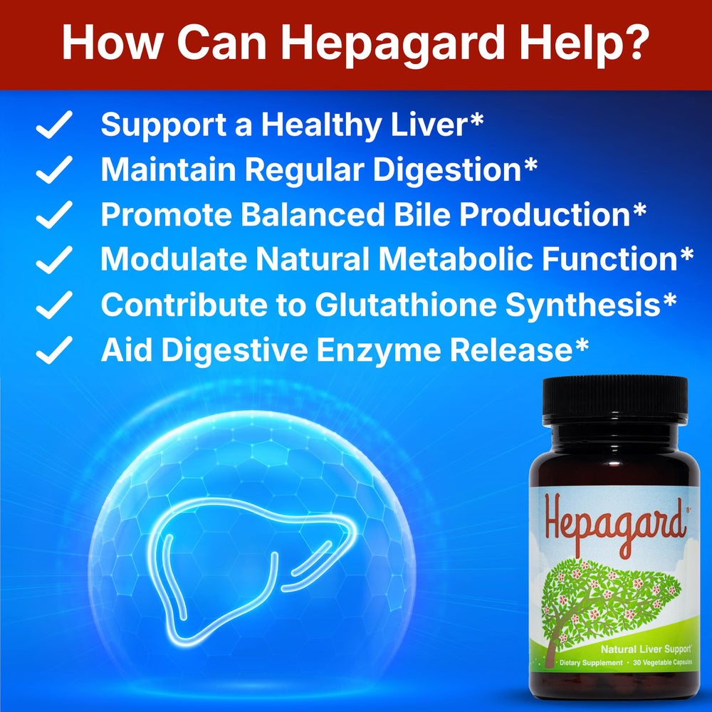 Hepagard Liver Support Supplement, Capsules