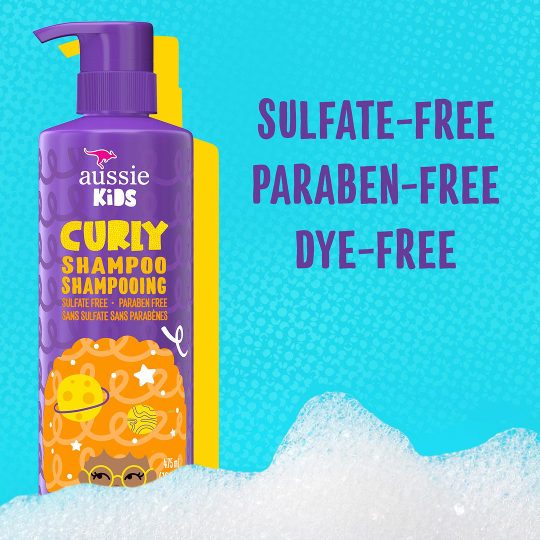Aussie Kids Shampoo, Curly, 16 oz