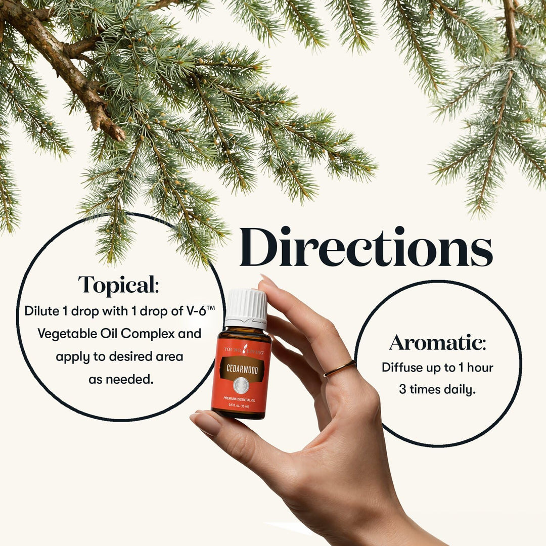Young Living Cedarwood Essential Oil, 15 ml
