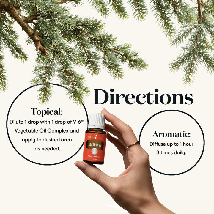 Young Living Cedarwood Essential Oil, 15 ml