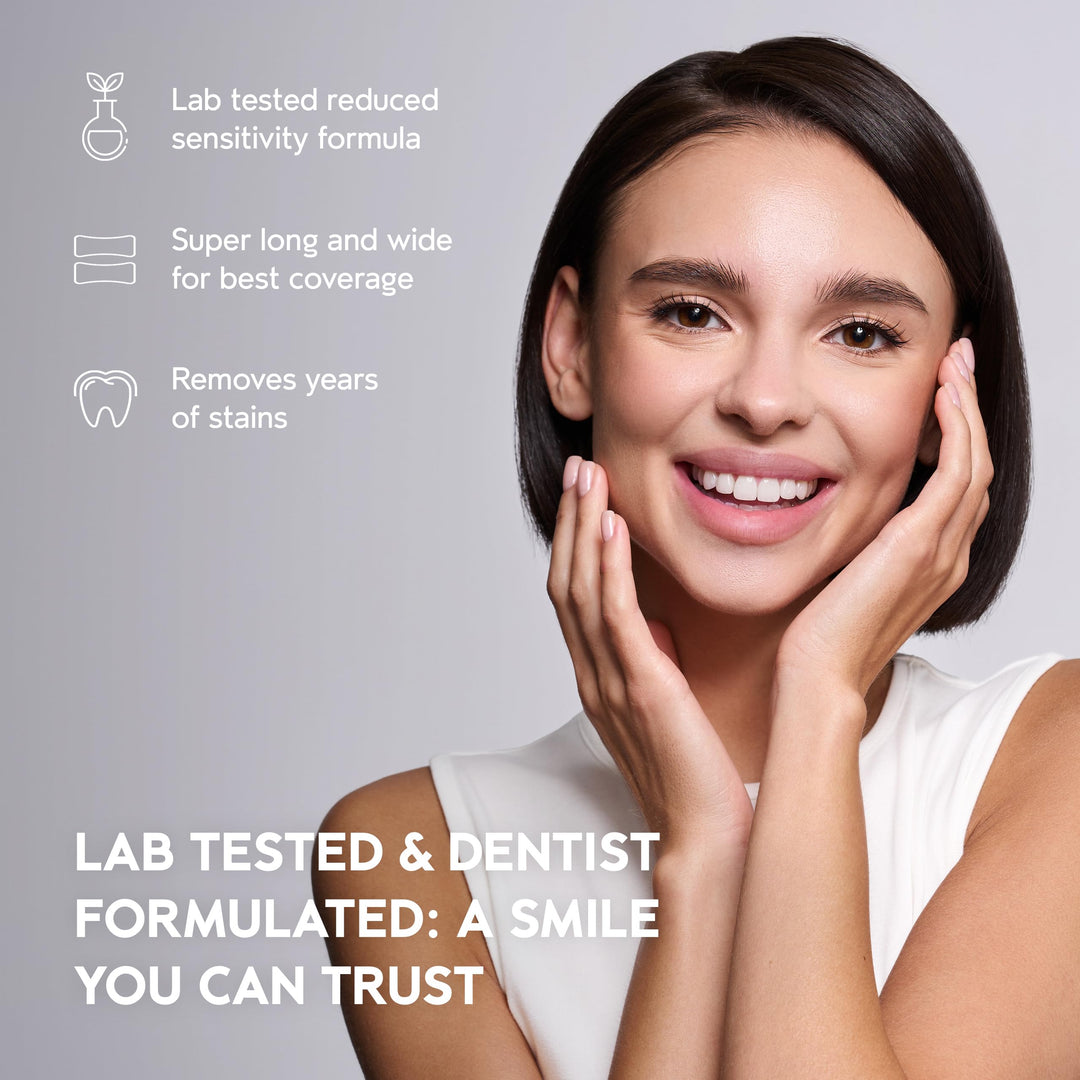 INOPRO / Natural Teeth Whitening Strips Kit, 14 Treatments