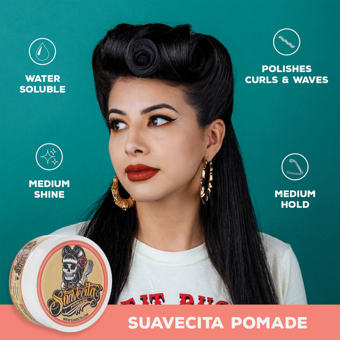 Suavecito Pomade For Women, Medium Hold High Shine, 65 ml