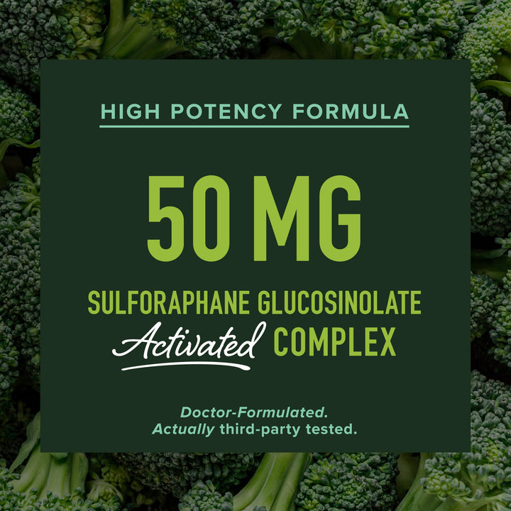 Smoky Mountain Naturals Sulforaphane Supplement, 75 mg, 60 Count