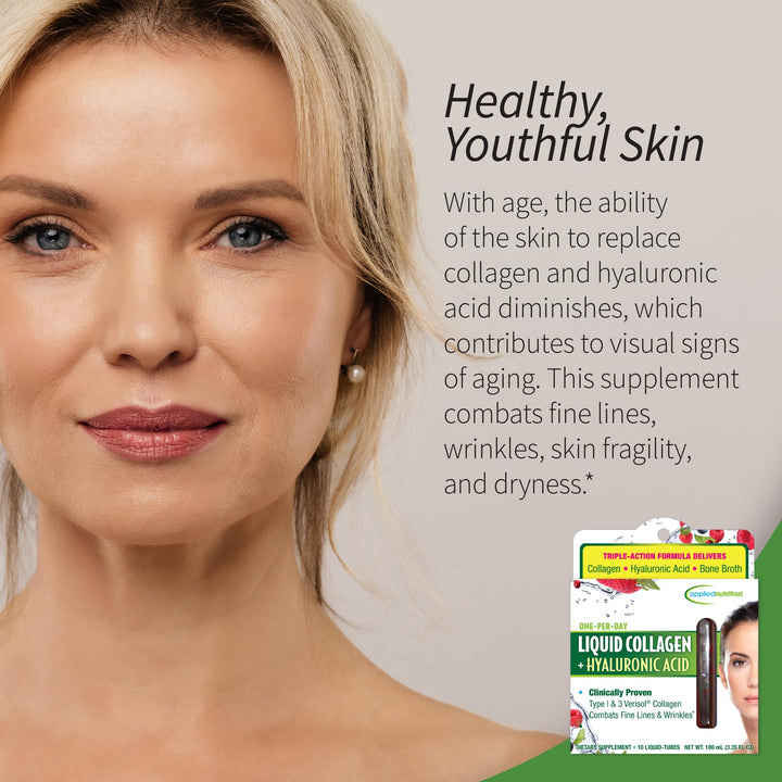 Applied Nutrition Liquid Collagen + Hyaluronic Acid Beauty Drink