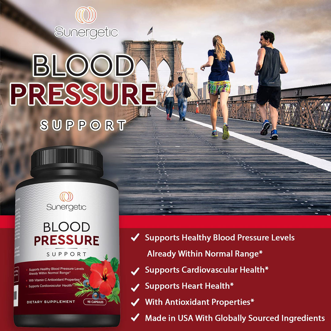 Sunergetic Blood Pressure Support Supplement, 90 Count