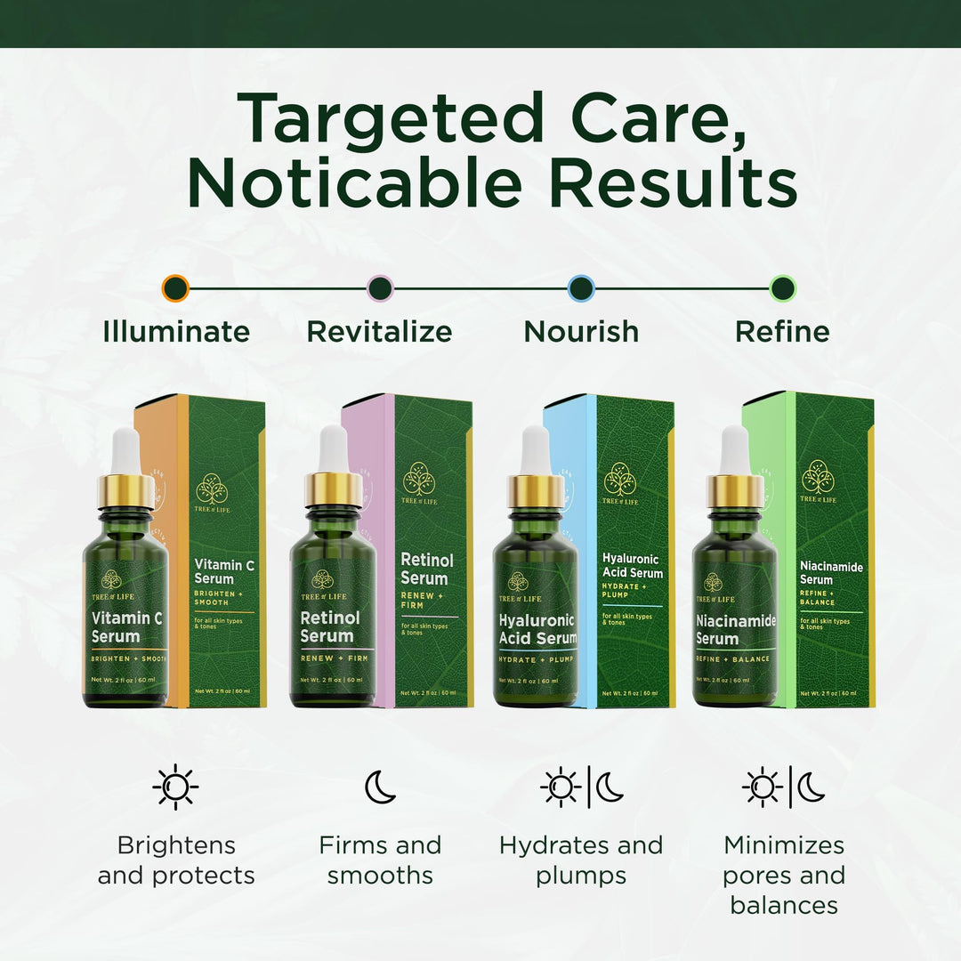 Tree of Life Beauty Anti Aging Serum, Pack of 3