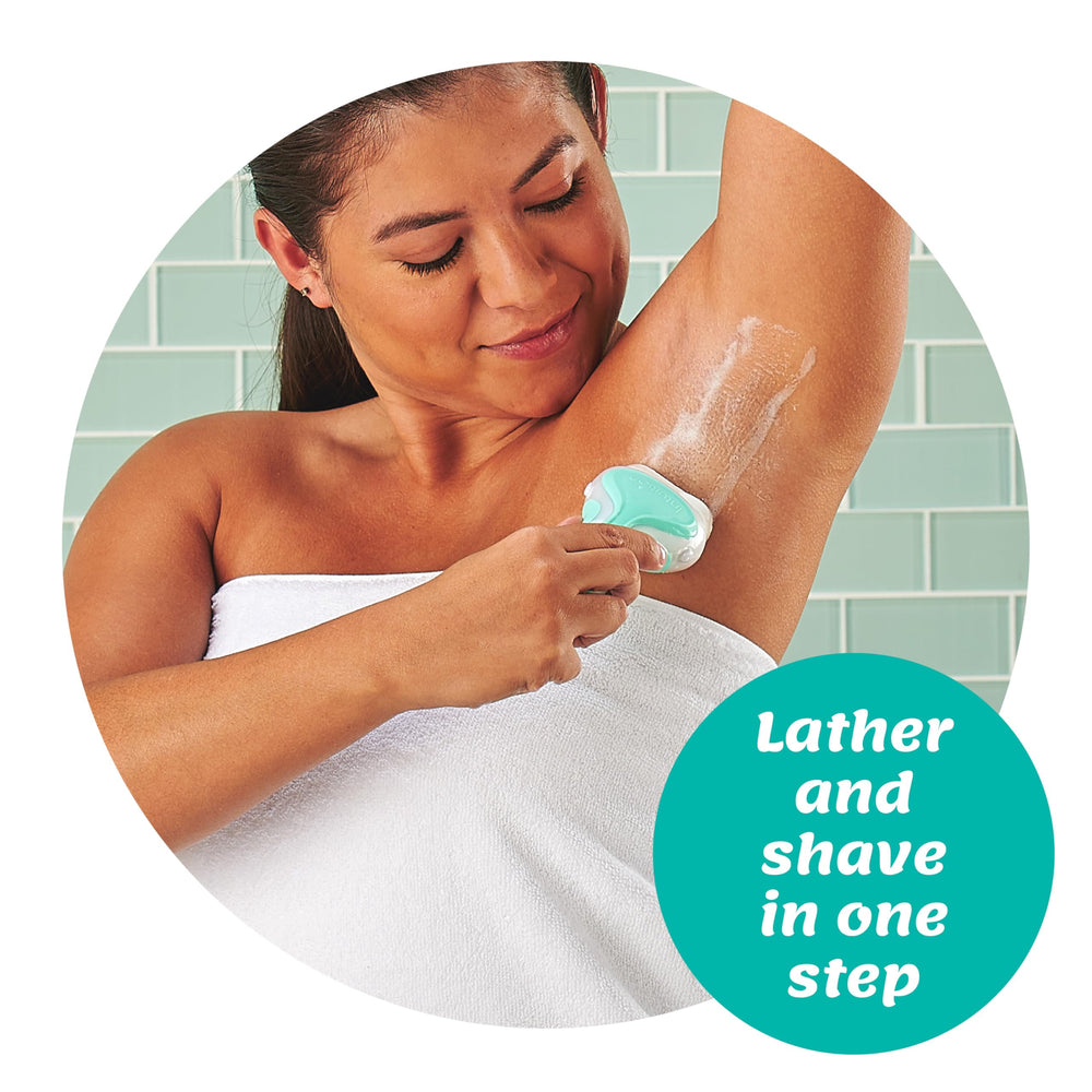Intuition Razor for Women, Sensitive Skin, 1 Razor & 2 Refills