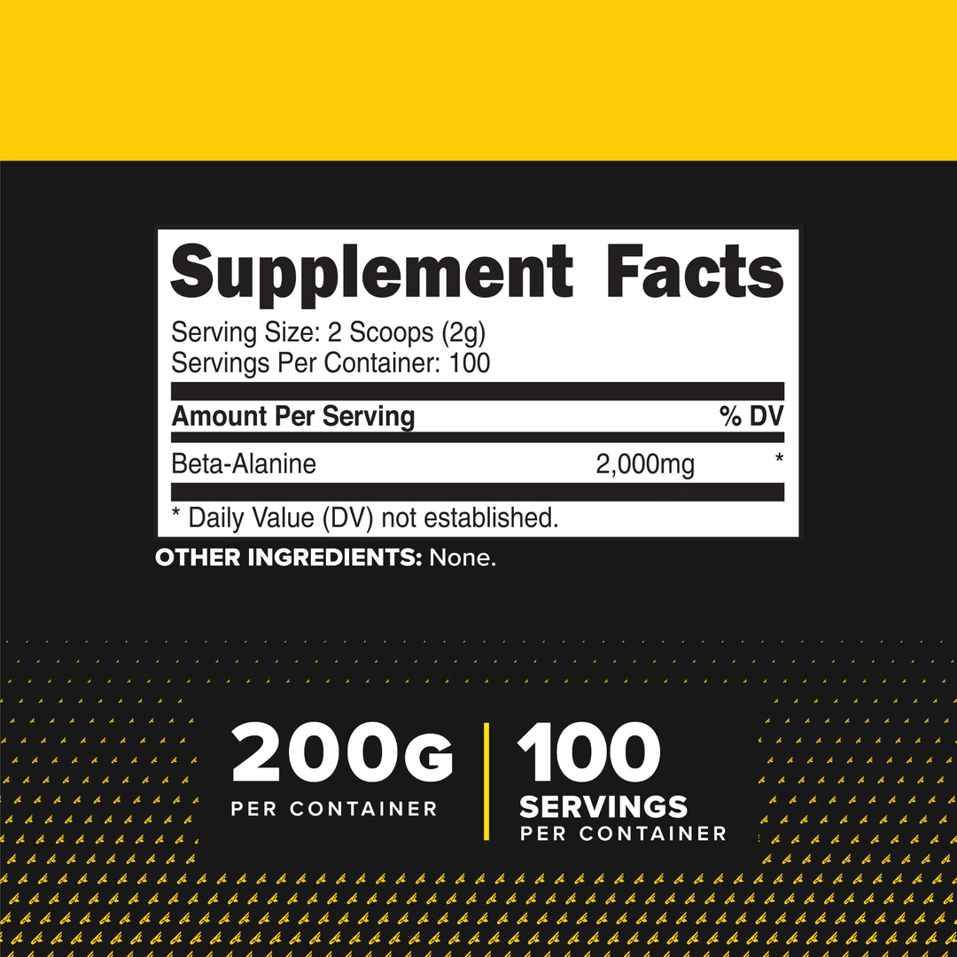 Primaforce Beta Alanine Powder, Unflavored, 200 g