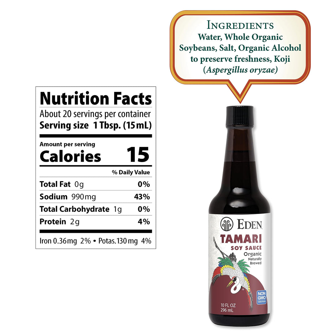 CREATION AND MAINTENANCE OF PURITY IN FOOD Organic Tamari Soy Sauce, 10 fl oz