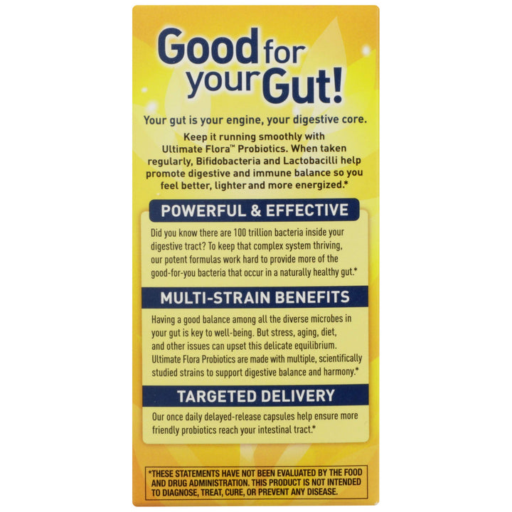Renew Life Adult Probiotic Ultimate Flora Everyday, 15 Billion, 30 Count