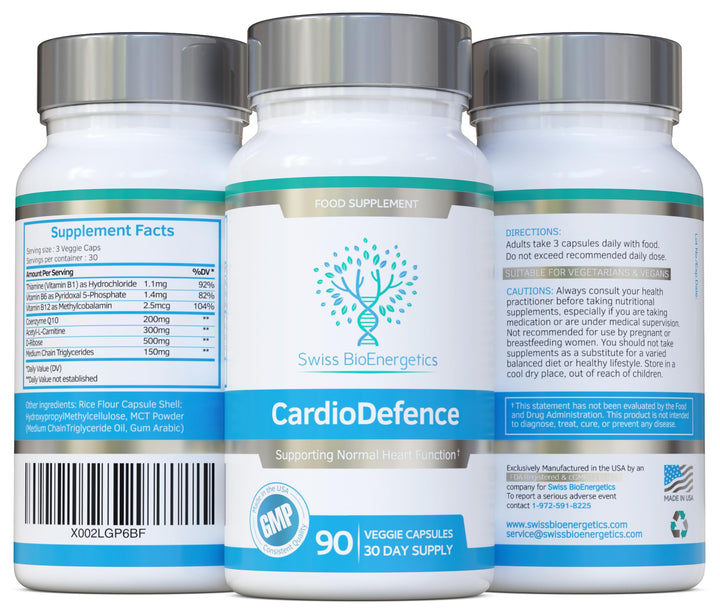 swiss bioenergetics CardioDefence, 90 Count
