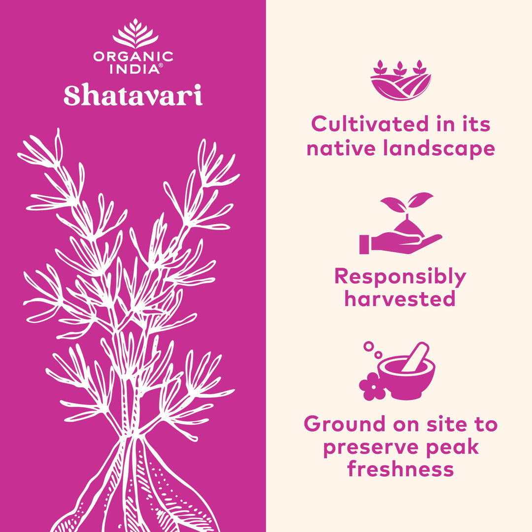 ORGANIC INDIA Shatavari, 90 Count