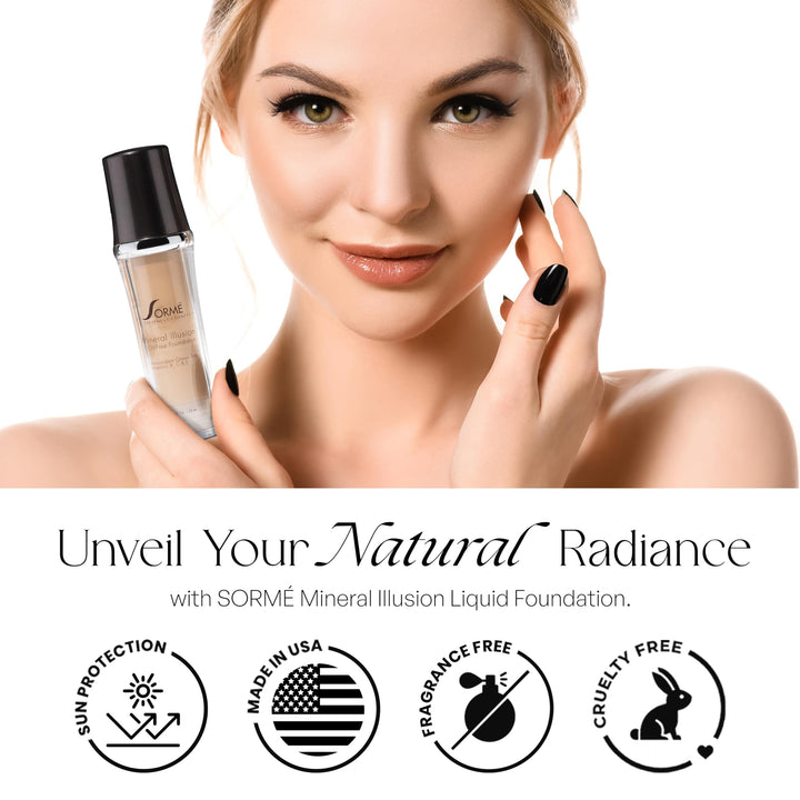 SORMÉ Mineral Illusion Foundation, Golden Light, 25 ml