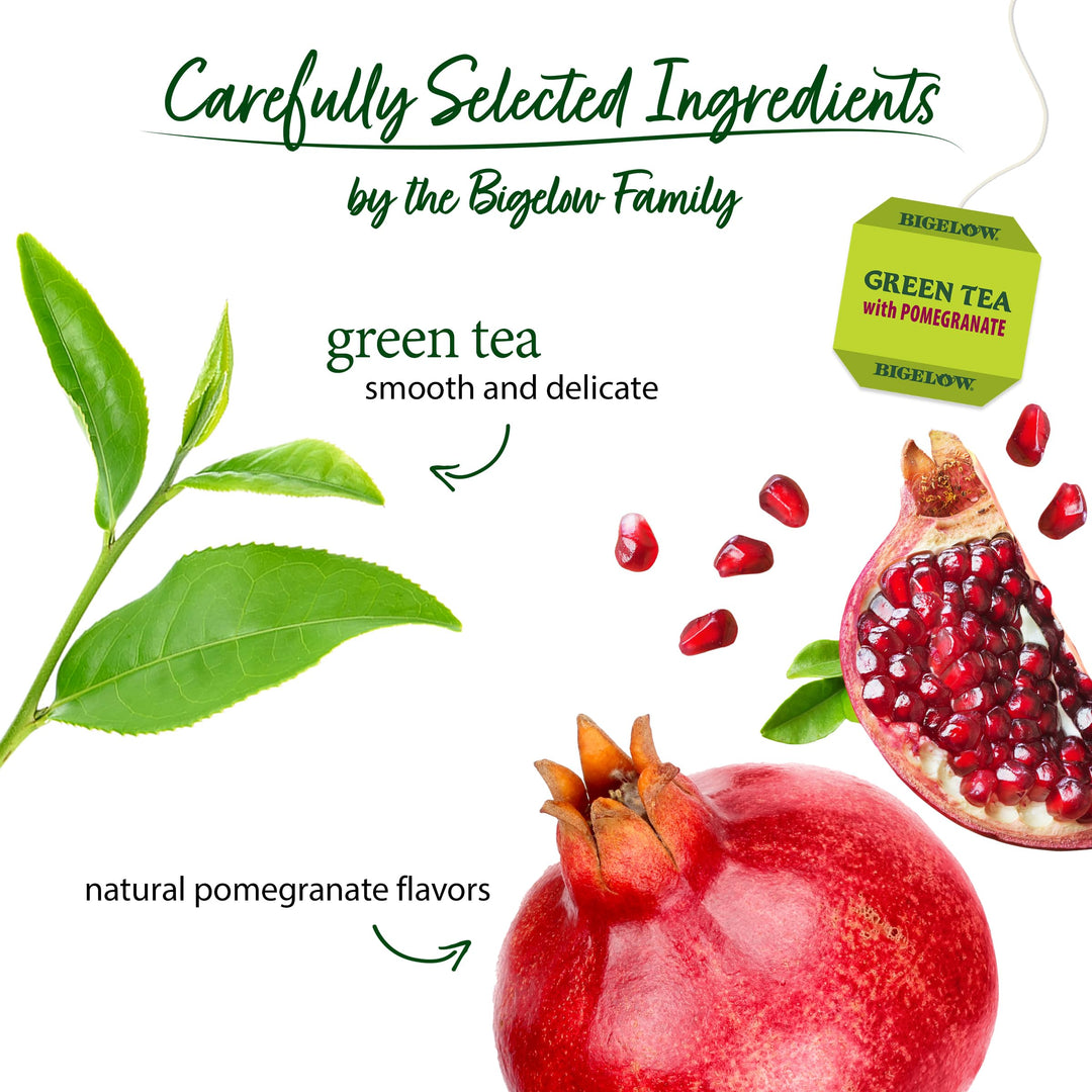 Bigelow Tea Green Tea, Pomegranate, 20 Count