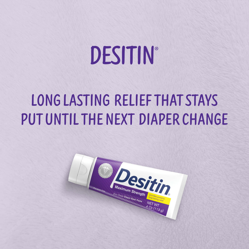 Desitin Maximum Strength Diaper Rash Cream, 40% Zinc Oxide, 16 oz