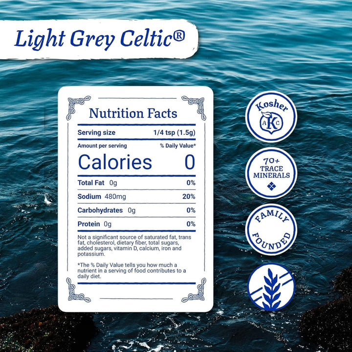 CELTIC SEA SALT Light Grey Celtic Sea Salt, 1 lb