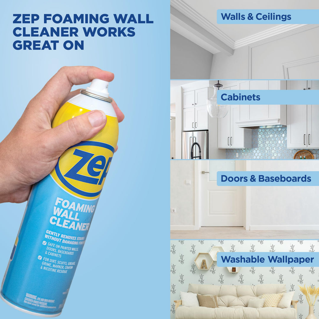 Zep Foaming Wall Cleaner, 18 oz