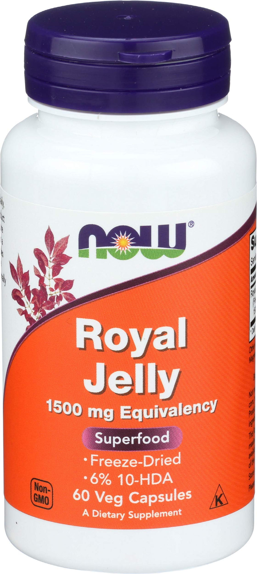Now Foods Royal Jelly 1500 mg, 60 Count, Pack of 2
