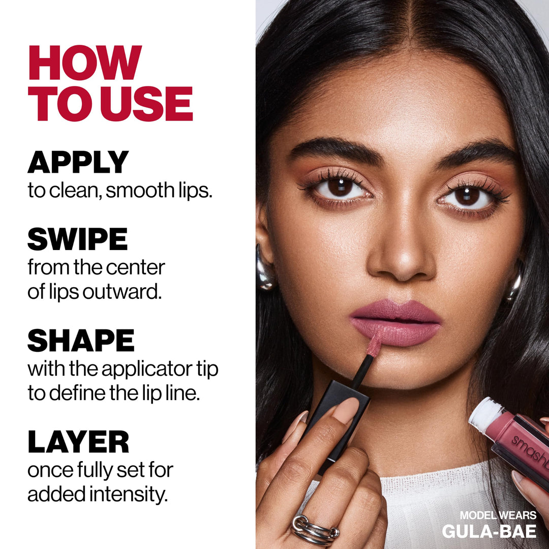 Smashbox Always On Liquid Lipstick, Drivers Seat, 0.13 fl oz