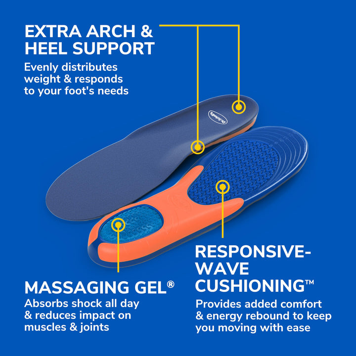 Dr. Scholl's Extra Comfort Support Insoles, Men, 1 Pair