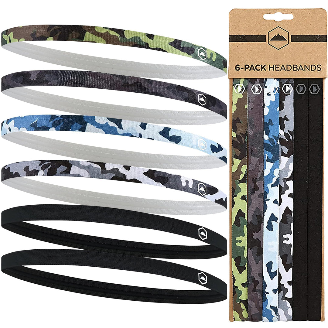 Tough Headwear Thin Elastic Headbands
