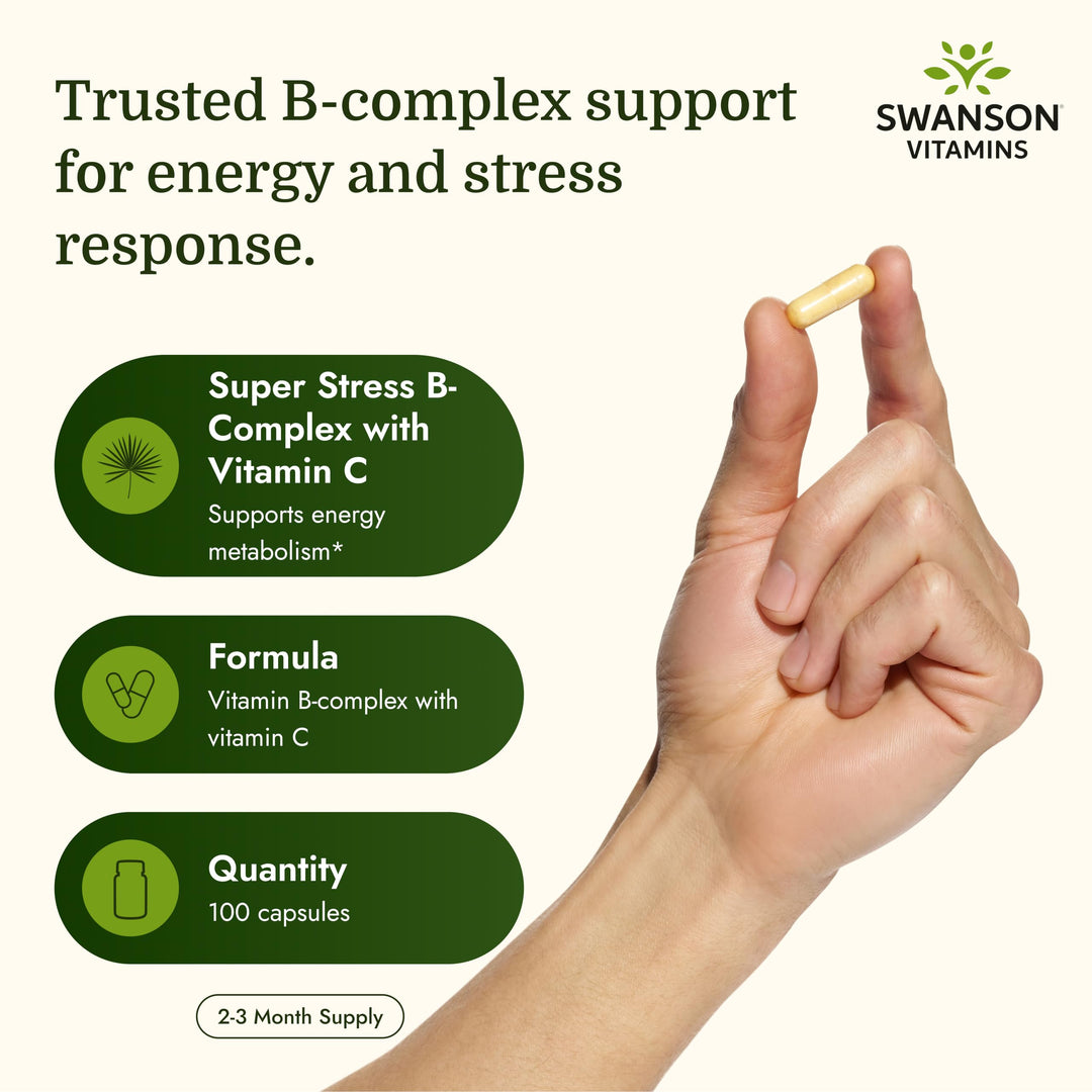 Swanson Super Stress B Complex, 100 Count