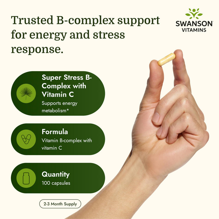 Swanson Super Stress B Complex, 100 Count