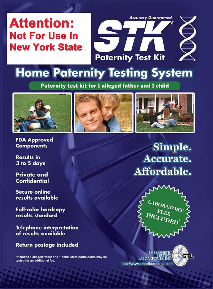 STK Paternity Test Kit, DNA, Home