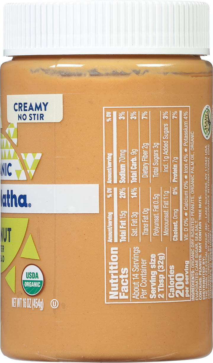Maranatha Organic No Stir Creamy Peanut Butter, 16 oz