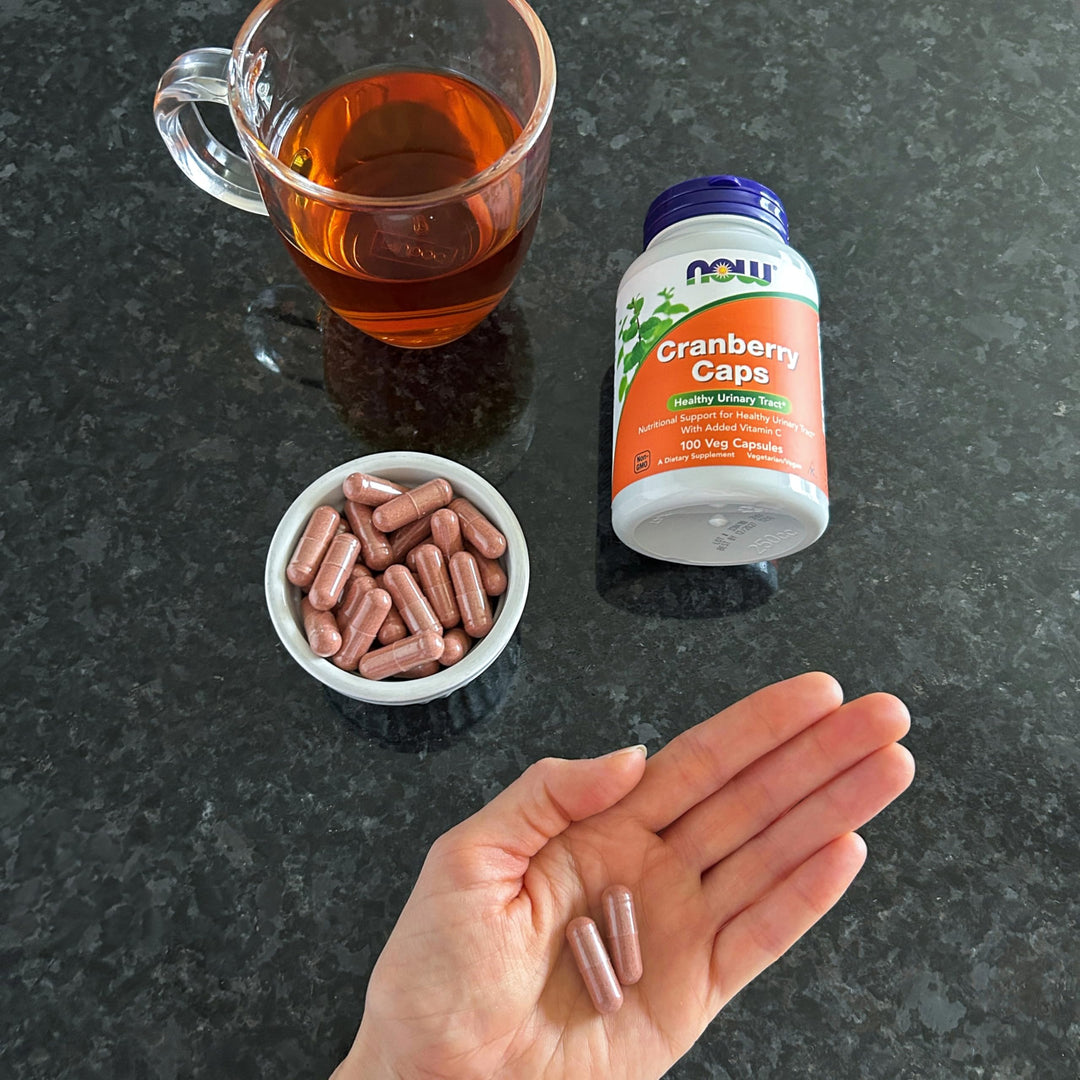 NOW Cranberry Caps With Vitamin C, 100 Count