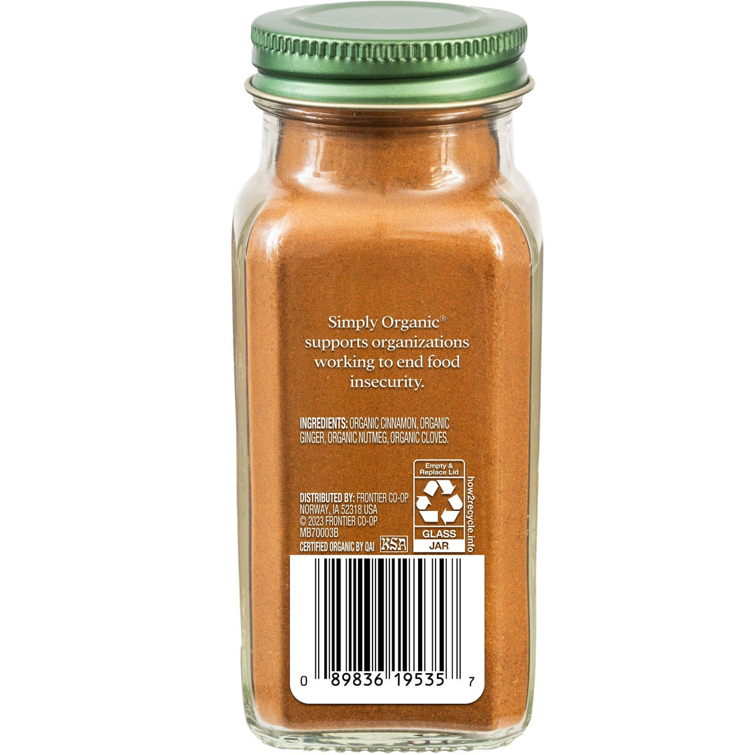 Simply Organic Pumpkin Spice, 1.94 oz