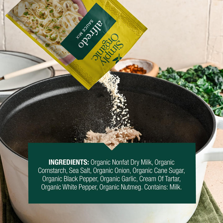 Simply Organic Alfredo Sauce Mix, 1.48 oz