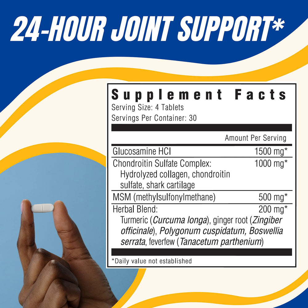 Glucoflex Glucosamine & Chondroitin Sulfate with MSM, 120 Count