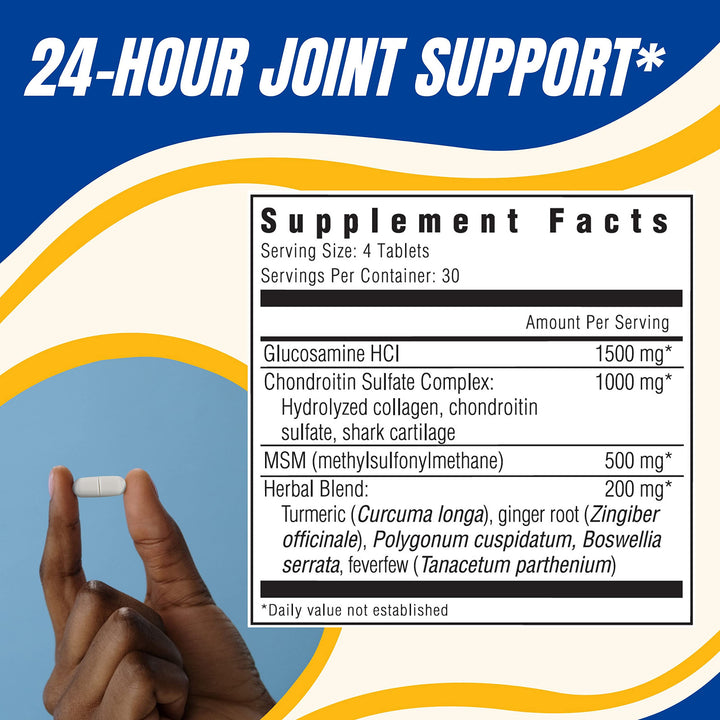 Glucoflex Glucosamine & Chondroitin Sulfate with MSM, 120 Count