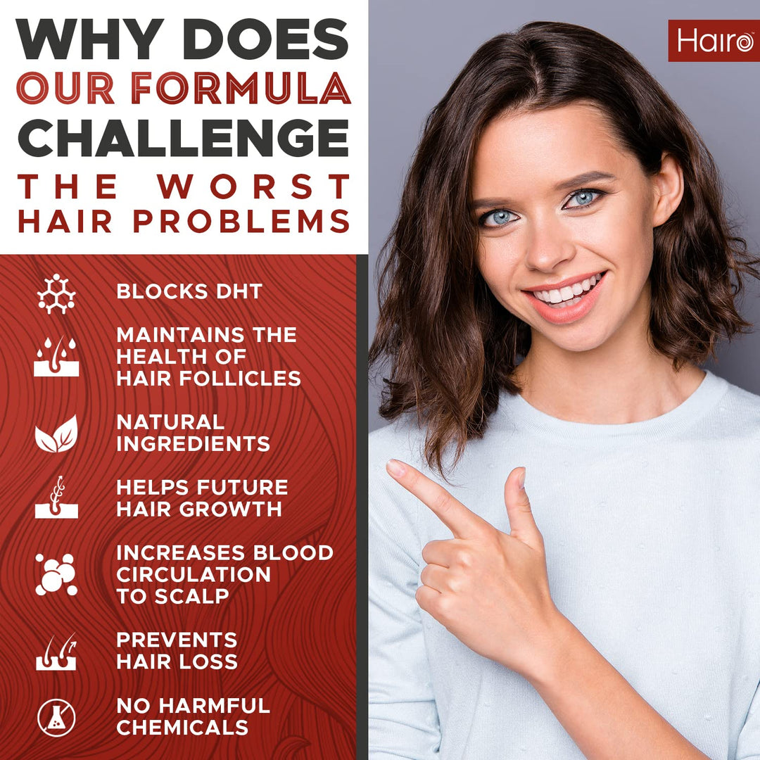 Hairo Nutrition DHT Blocker Hair Growth Supplement