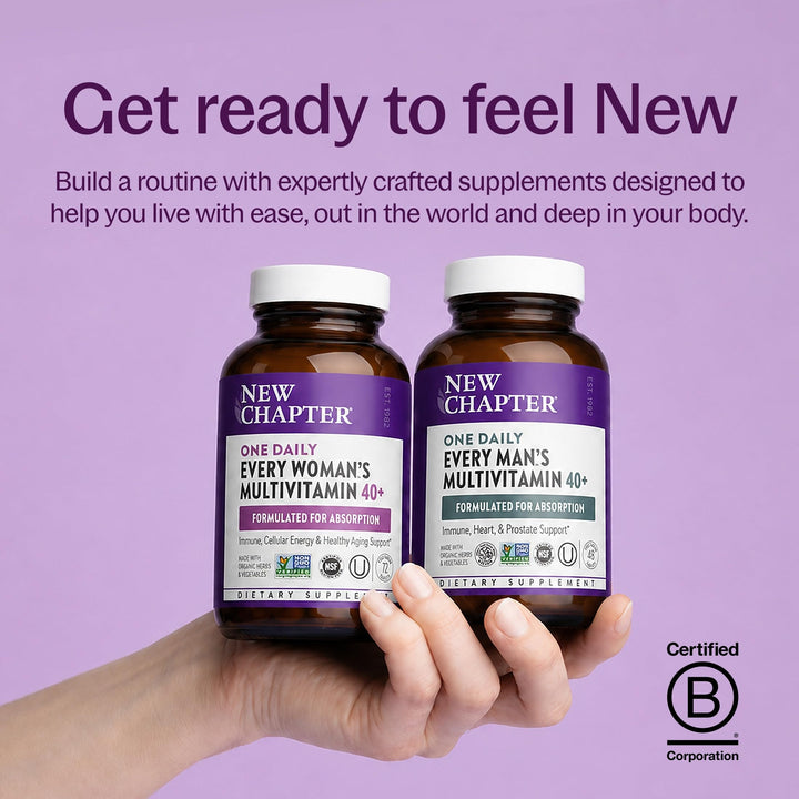 New Chapter Every Man's One Daily 40+ Multivitamin, 96 Count
